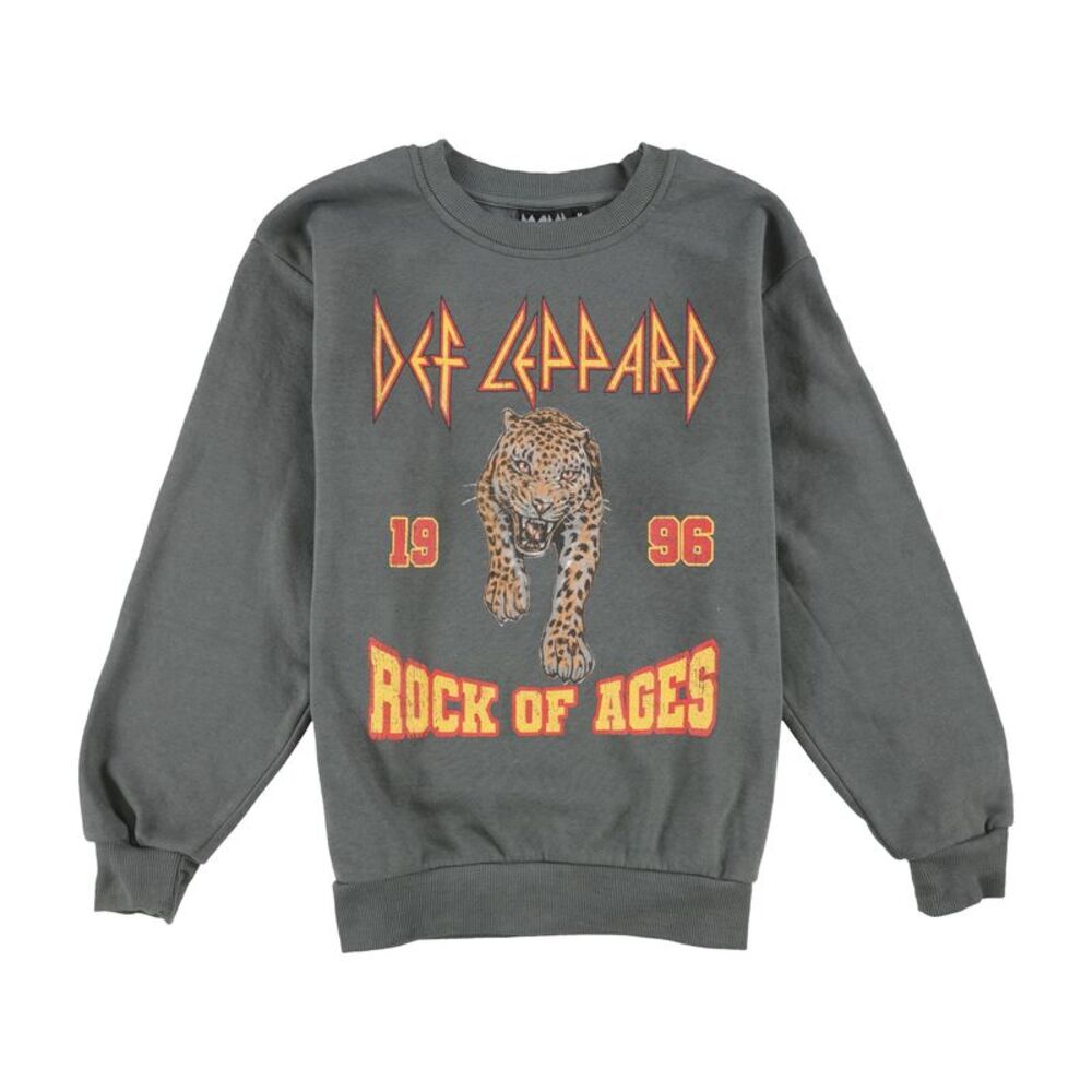 C-Life Womens Rock Of Ages 1996 Sweatshirt, Grey, M, DM